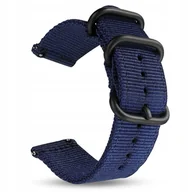 Akcesoria do smartwatchy - PASEK MATERIAŁOWY NYLONOWY DO ZEGARKA SMARTWATCHA UNIWERSALNY 20mm KOLORY - miniaturka - grafika 1