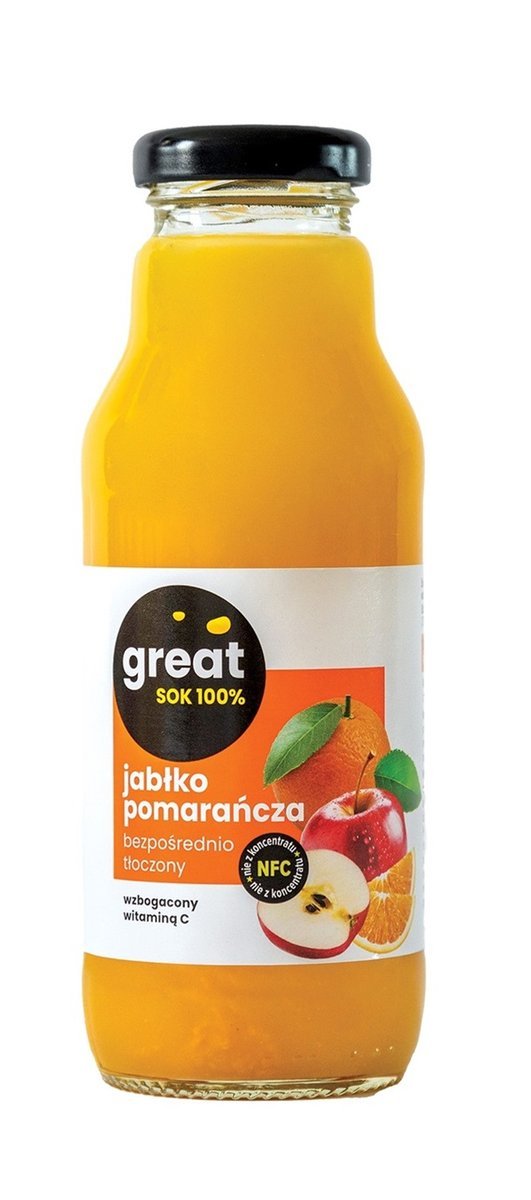 GREAT Sok Jabłko-Pomarańcza 300ml