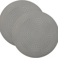 Akcesoria łazienkowe - Łapacz włosów do odpływu prysznicowego, okrągły, z przyssawką, łatwy w montażu, 2 sztuki (szary) - miniaturka - grafika 1