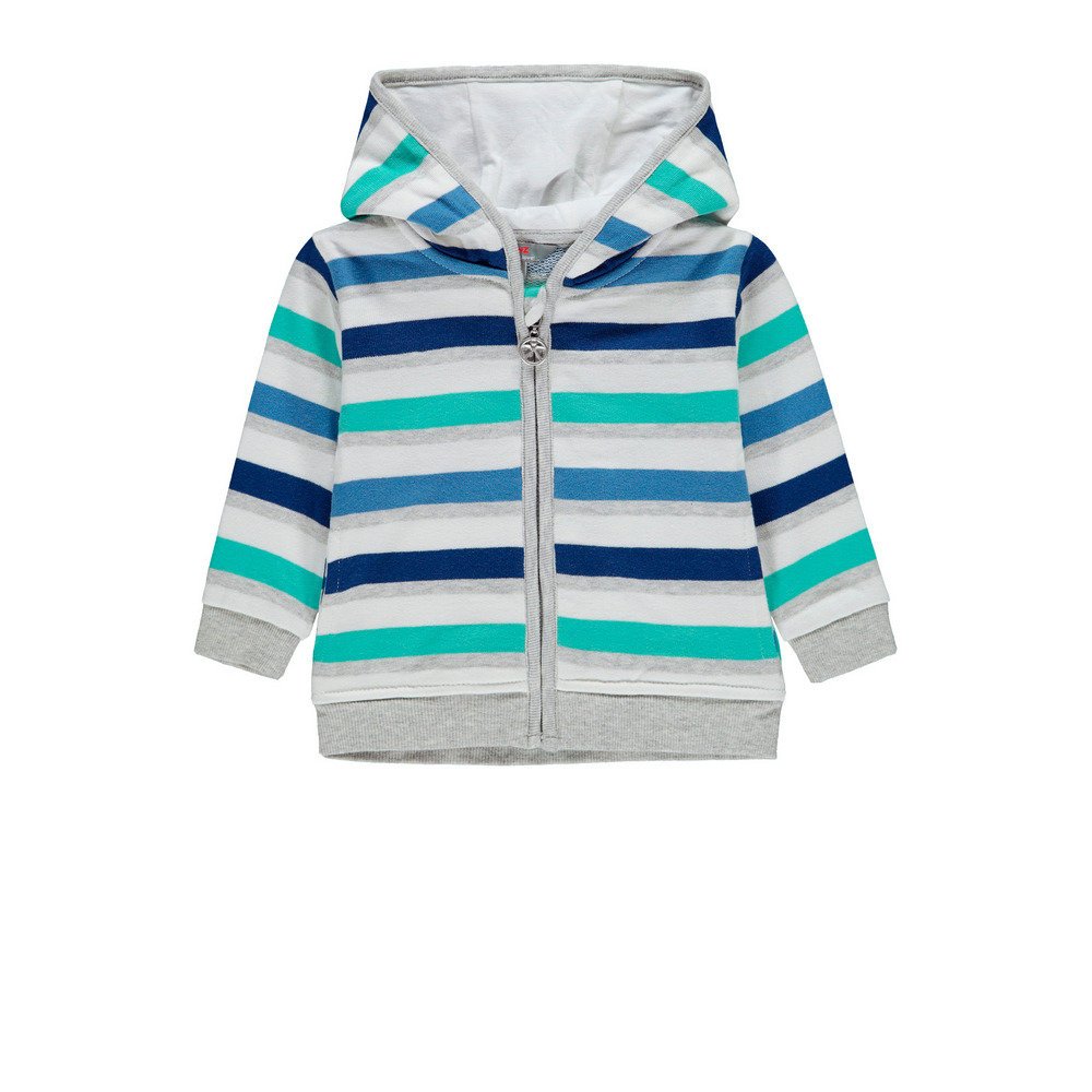 Kanz, Bluza chłopięca z kapturem, szara, rozmiar 80