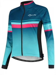 Damska kurtka softshellowa Rogelli IMPRESS - Niebieski/Różowy - S - Kurtki rowerowe - miniaturka - grafika 1
