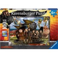 Puzzle - Ravensburger Puzzle Jak wytresować smoka 100 - miniaturka - grafika 1