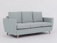 Sofy i kanapy - Sofa 3-osobowa INSTIT LOVER, szara, 86x189x90 cm - miniaturka - grafika 1