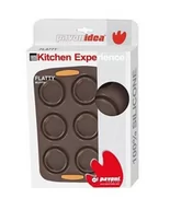 Formy do ciast - PAV - MUFFIN Forma do babeczek x 6, brązowa Flatty one size - miniaturka - grafika 1