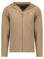 Odzież trekkingowa męska - Canadian Peak Kurtka polarowa "Tugoodeak" w kolorze jasnobrązowym - miniaturka - grafika 1