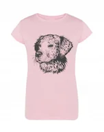 Koszulki i topy damskie - T-Shirt damski nadruk Golden Retriever Rozm.XXL - miniaturka - grafika 1