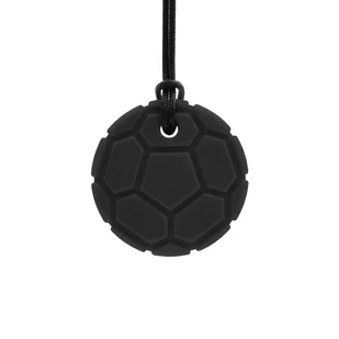 Gryzak Logopedyczny Naszyjnik ARK Soccer Ball Czarny XT/Miękki - Gryzaki dla dzieci - miniaturka - grafika 1