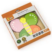 Układanki dla dzieci - VIGA VIGA 50170 Układanka puzzle drewniane: Motylek VG-50170 - miniaturka - grafika 1