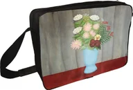 Torby szkolne - Torba na ramię Still life of flowers in a blue vase Henri Rousseau - miniaturka - grafika 1