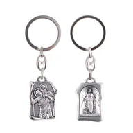 Dewocjonalia - Brelok - św. Krzysztof - Matka Boża od Cudownego Medalika - miniaturka - grafika 1