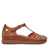 Sandały damskie - Sandały Pikolinos Cadaques W8K-0705C1 Brązowy - miniaturka - grafika 1