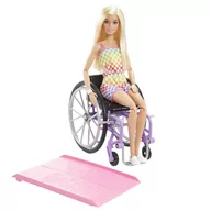 Lalki dla dziewczynek - Barbie - Barbie Fashionistas Na wózku - miniaturka - grafika 1