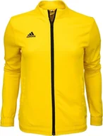 Bluzy damskie - Adidas Bluza damska adidas Entrada 22 Track Jacket żółta HI2137 L - miniaturka - grafika 1