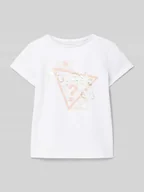 Koszulki dla dziewczynek - T-shirt z okrągłym dekoltem - miniaturka - grafika 1