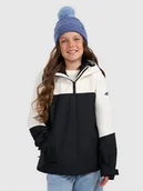 Kurtki i płaszcze dla dziewczynek - 4F Kurtka przejściowa 3w1 membrana 5000 dziewczęca - czarna 164 (13-14 lat) - miniaturka - grafika 1