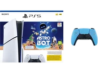 Konsole Playstation - Konsola PLAYSTATION 5 Slim D Chassis 1TB + Astro bot (do pobrania) Dodatkowy kontroler bezprzewodowy DualSense Gwieździsty Błękit - miniaturka - grafika 1