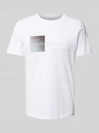 Koszulki męskie - T-shirt o kroju regular fit z czystej bawełny - miniaturka - grafika 1