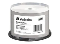 Nośniki danych - VERBATIM 43745 Verbatim CD-R   spindle 50 700MB 52x white wide printable - miniaturka - grafika 1
