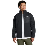 Kurtki męskie - Męska kurtka przejściowa Under Armour Shield Jacket - czarna - UNDER ARMOUR - miniaturka - grafika 1