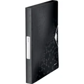 Teczki i skoroszyty - Leitz Teczka gumka A4 czarna 30mm Wow - miniaturka - grafika 1