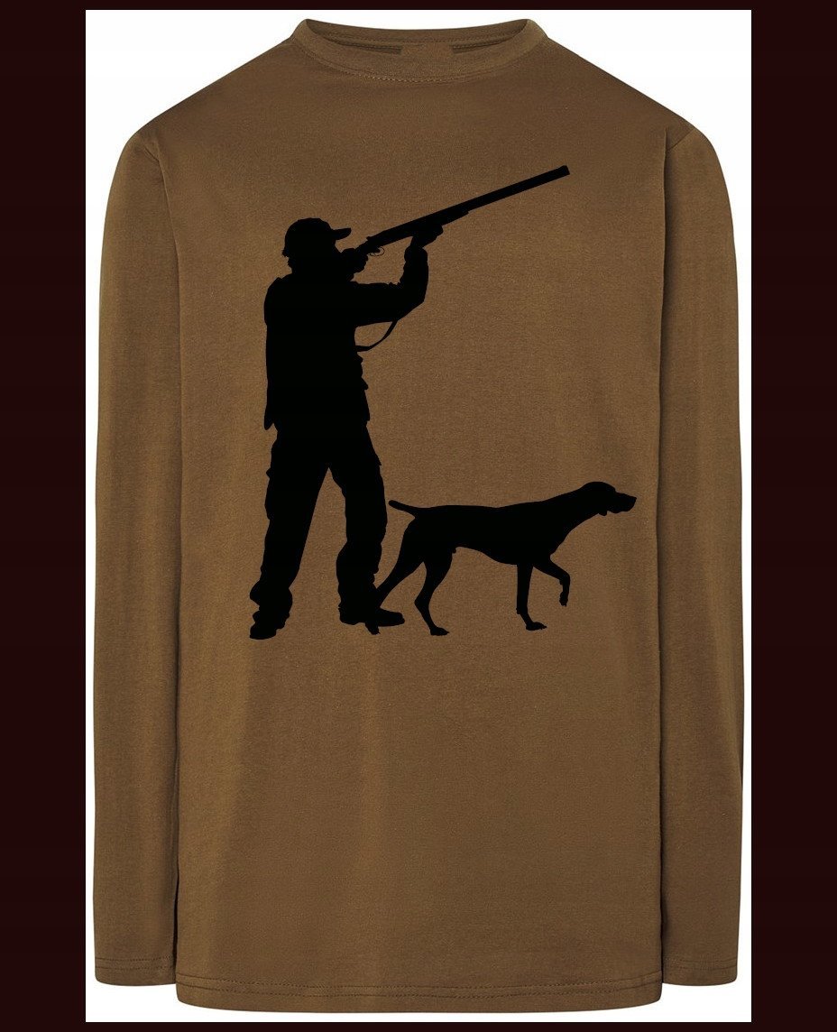 Longsleeve męski Myśliwy PiesNadruk Rozm.3XL
