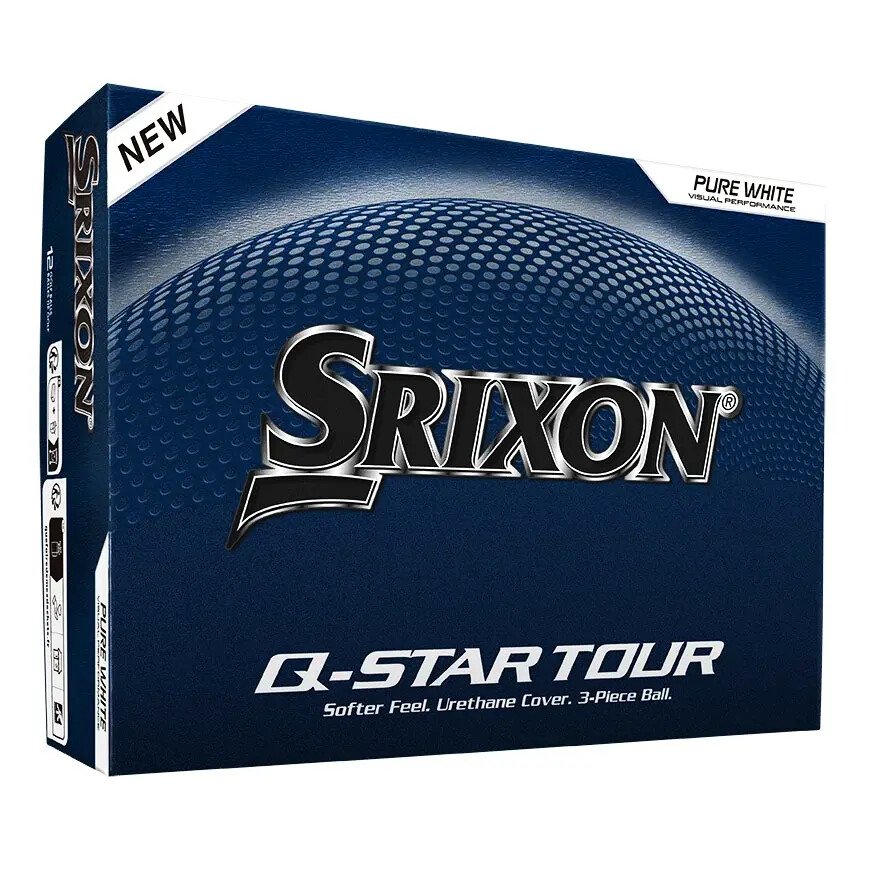 Piłki golfowe Srixon Q-Star Tour Pure White