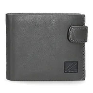 Portfele - Pepe Jeans Chief Poziomy portfel z zamknięciem na kliknięcie, unikalny, szary, única, Poziomy portfel z zamknięciem kliknięcia - miniaturka - grafika 1