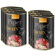 Mokra karma dla kotów - DOLINA NOTECI Piper dla kota z kurczakiem 6x400g - miniaturka - grafika 1