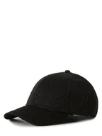 Czapki damskie - Calvin Klein Czapka damska Kobiety czarny wzorzysty, ONE SIZE - miniaturka - grafika 1