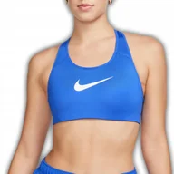 Koszulki i topy damskie - NIKE DAMSKI BIUSTONOSZ SPORTOWY NIEBIESKI TRENING ROZMIAR M FITNESS WYGODNY - miniaturka - grafika 1