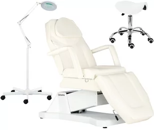 Zestaw kosmetyczny fotel kosmetyczny + lampa lupa kosmetyczna + taboret kosmetyczny - Fotele kosmetyczne - miniaturka - grafika 1