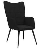 Fotele - Czarny fotel do salonu K2-P91 - miniaturka - grafika 1