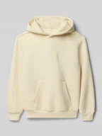 Swetry dla chłopców - Bluza z kapturem o kroju regular fit z mieszanki bawełny z kieszenią kangurką - miniaturka - grafika 1