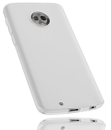 mumbi etui kompatybilne z Motorola Moto G6 etui na telefon komórkowy, przezroczyste białe