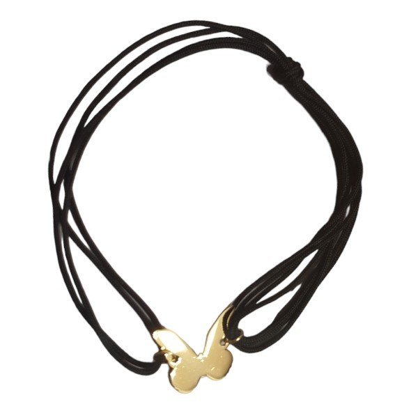 ankabizuteria.pl Bransoletka na czarnym sznureczku - regulowana ze sr