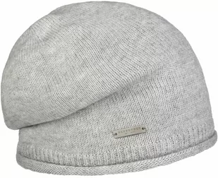 Czapka Beanie Dovera Headsock by Seeberger, jasnoszary, One Size - Czapki damskie - miniaturka - grafika 1
