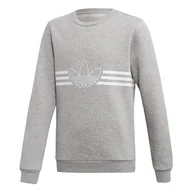 Bluzy dla chłopców - adidas Bluza chłopięca Outline Crew - miniaturka - grafika 1