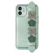 Etui i futerały do telefonów - Kingxbar Sweet Series-Green iPhone 12 5.4'' - miniaturka - grafika 1