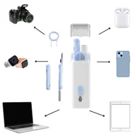 Akcesoria do słuchawek - ZESTAW DO CZYSZCZENIA ELEKTRONIKI 7W1 NARZĘDZIA DO SŁUCHAWEK KLAWIATURY - miniaturka - grafika 1