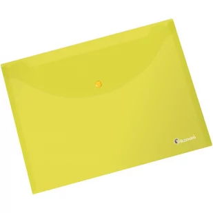 Titanum Teczka kopertowa A4 żółta transparentna - Szkolne artykuły papiernicze - miniaturka - grafika 2