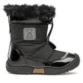 Buty dla dziewczynek - Śniegowce Lasocki Kids CI12-FLICK-20(II)DZ Czarny - miniaturka - grafika 1