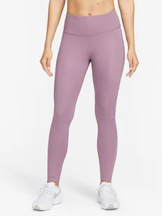 Nike Legginsy w kolorze fioletowym do biegania - Spodnie sportowe damskie - miniaturka - grafika 1