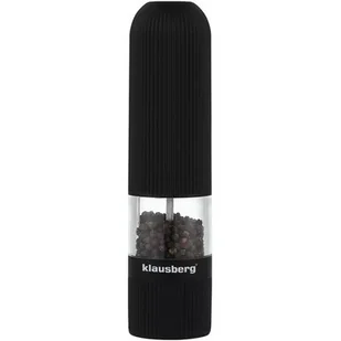Klausberg Młynek do przypraw  MŁYNEK ELEKTRYCZNY DO SOLI PIEPRZU LED KINGHOFF KB-7434 KB-7434 - Młynki do soli i pieprzu - miniaturka - grafika 1