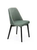 Krzesła - Krzesło Flavio 1 Czarny 134 / 733 Portland Moss - miniaturka - grafika 1