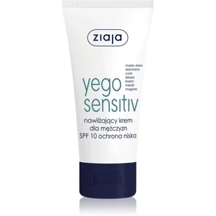 Ziaja Yego Sensitiv Moisturising Cream For Men spf10 - Kosmetyki do pielęgnacji twarzy męskie - miniaturka - grafika 1