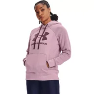 Bluzy sportowe damskie - Bluza damska Under Armour Rival Fleece Logo Hoodie - miniaturka - grafika 1