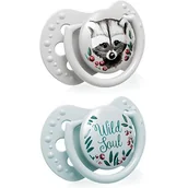 Smoczki uspokajające - Lovi Lovi Dynamiczny smoczek uspokajający 0-2 m-ce Wild Soul Boy - 2 szt. - miniaturka - grafika 1