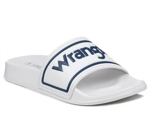 Klapki męskie basenowe białe piankowe lekkie Wrangler Averell Slider-41 - Klapki i japonki męskie Klapki męskie basenowe białe piankowe lekkie Wrangler Averell Slider-41 - Klapki i japonki męskie - miniaturka - grafika 1