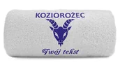 Ręczniki - pat15.net Znak zodiaku Koziorożec - Mały Ręcznik z haftem 100x50 767 - miniaturka - grafika 1