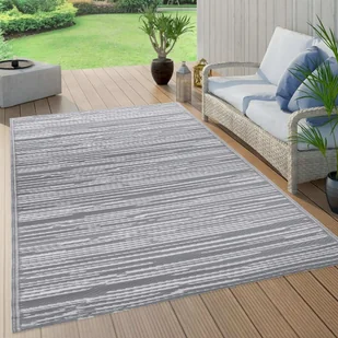 VidaXL Dywan na zewnątrz, szary, 80x150 cm, PP! 310436 VidaXL - Dywany zewnętrzne - miniaturka - grafika 1